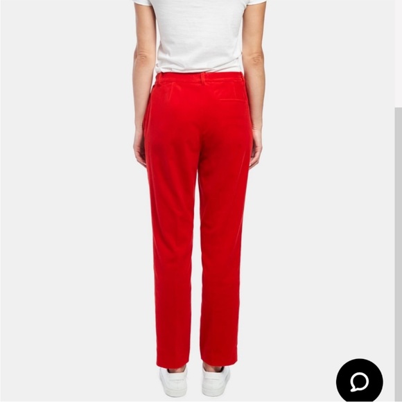 Theory Red Straight Leg Pants - Picture 7 of 7